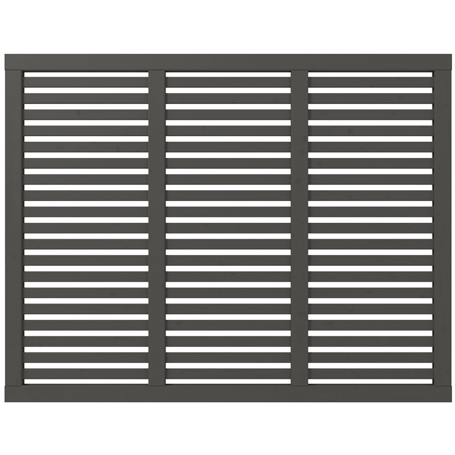 Sichtschutzzaun Harmoni Nadelholz Umbragrau 180 cm x 140 cm günstig online kaufen