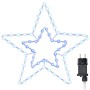 vidaXL Weihnachtsstern, kaltweiß, aus Eisen, mit LED-Lichtern für festliche Dekoration.