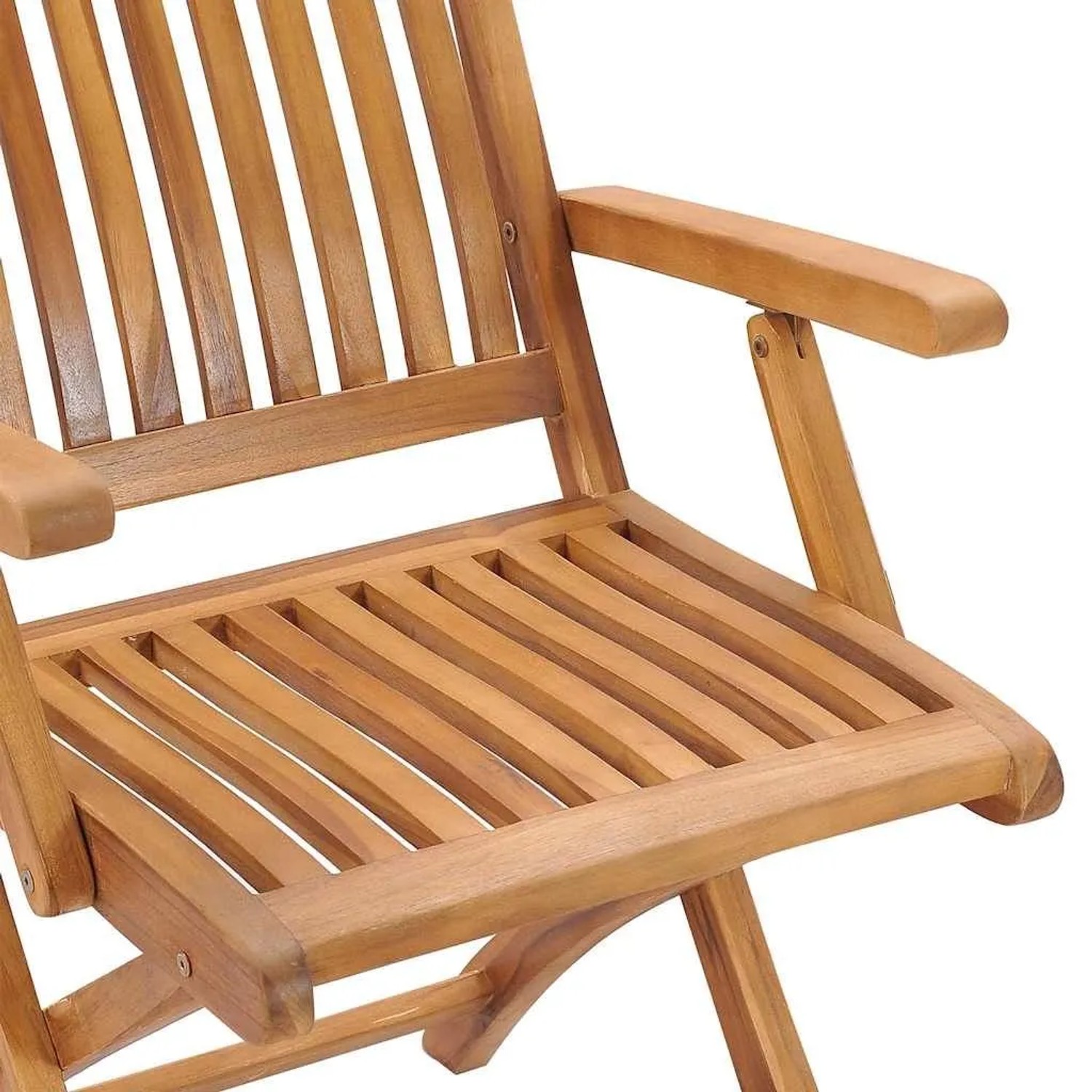 vidaXL Klappbare Gartenstühle mit Kissen 8 Stk Massivholz Teak 3072780_5