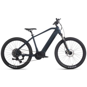 ADORE E-Mountainbike 27,5 Zoll Alu MTB Pedelec GX-650 Mittelmotor 80NM 15Ah Nachtblau