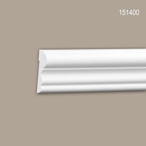 Weiße PROFHOME Wand- und Friesleiste, 24er Set (48 m), Zubehör für Paneele.