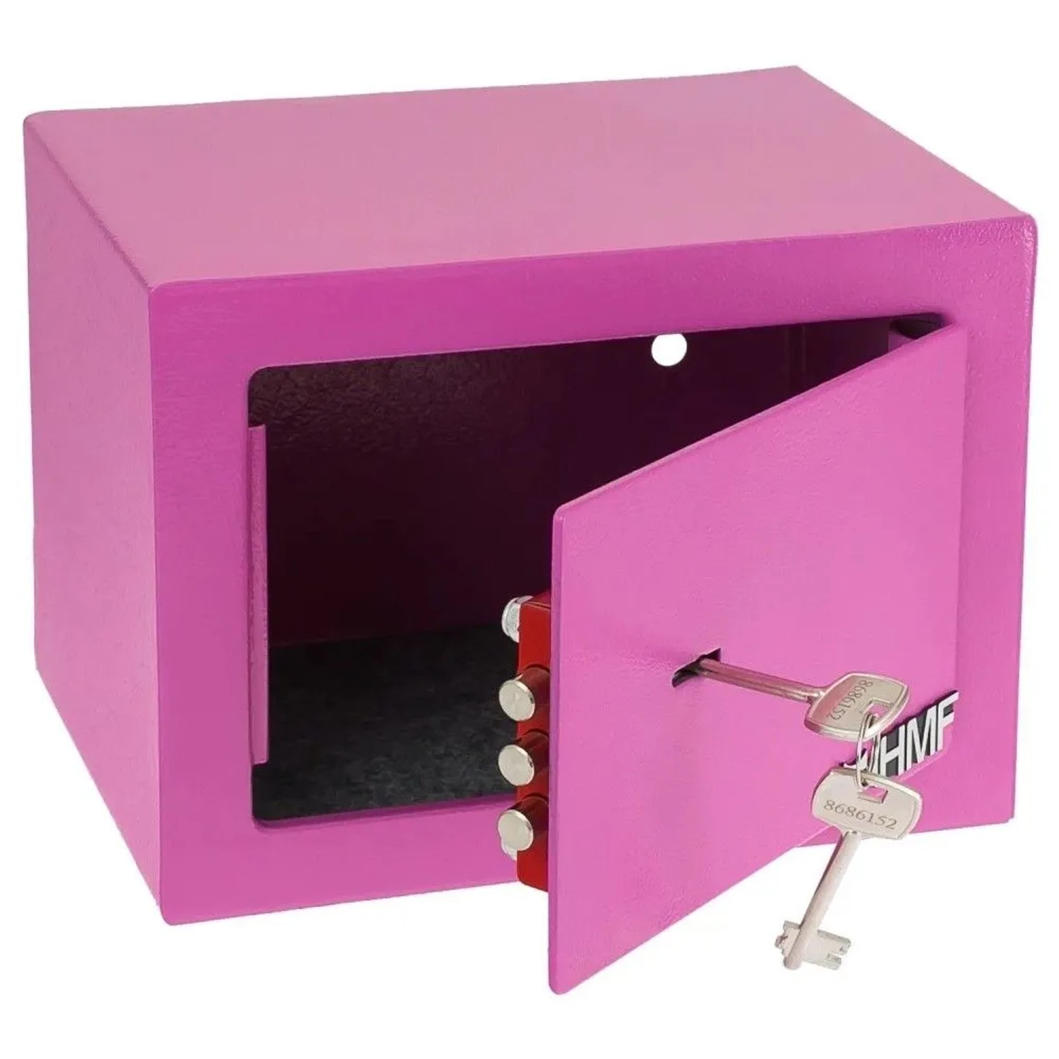 HMF 49216-15 Tresor Schlüssel Möbeltresor 23 x 17 x 17 cm Pink