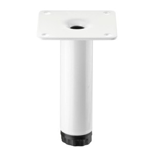 SOTECH Möbelfuß LIMA D25 x 100 Weiß Matt