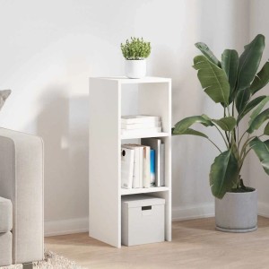 vidaXL Bücherregal Stapelbar Weiß 30x30x80 cm Holzwerkstoff 858803