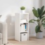 vidaXL Bücherregal Stapelbar Weiß 30x30x80 cm Holzwerkstoff 858803_3