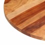 vidaXL Tischplatte Massivholz Akazie Rund 25-27 mm 70 cm 285975_4