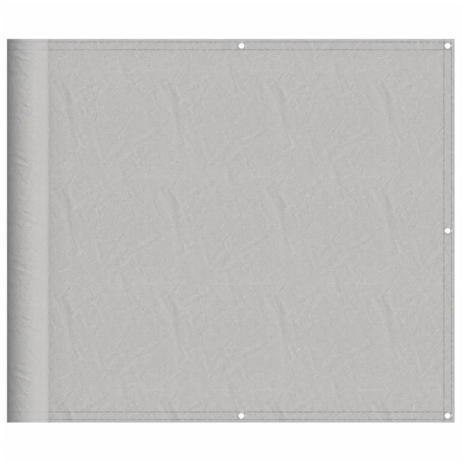 vidaXL Balkon-Sichtschutz Hellgrau 90x500 cm 100 % Polyester Oxford 4000009 günstig online kaufen