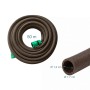 Relaxdays Tropfschlauch Gummi PVC Messing Braun Anschlussfertig 50 m_4