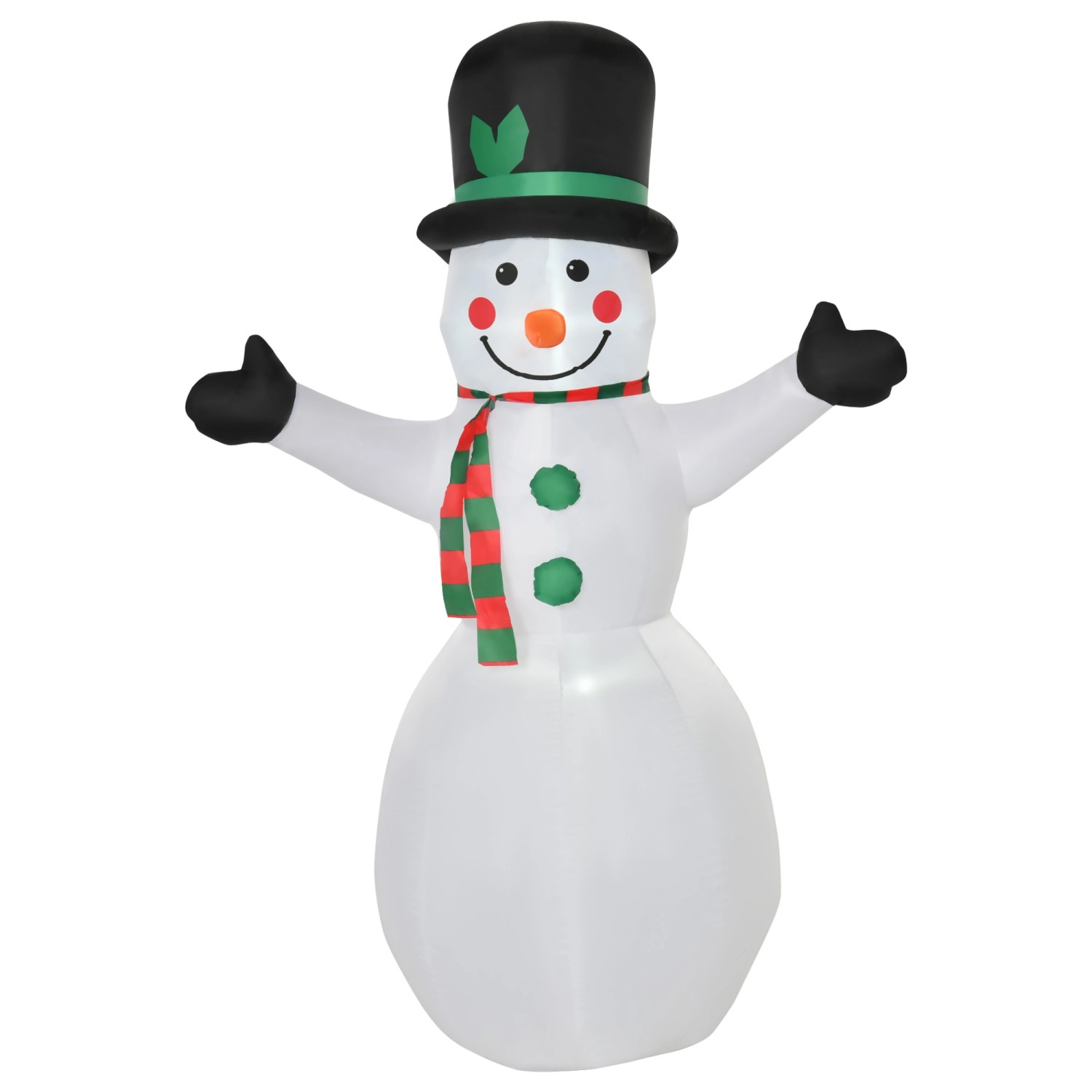 Thumbnail - HOMCOM 1,93 m Aufblasbarer Schneemann mit 2 Modulleuchten