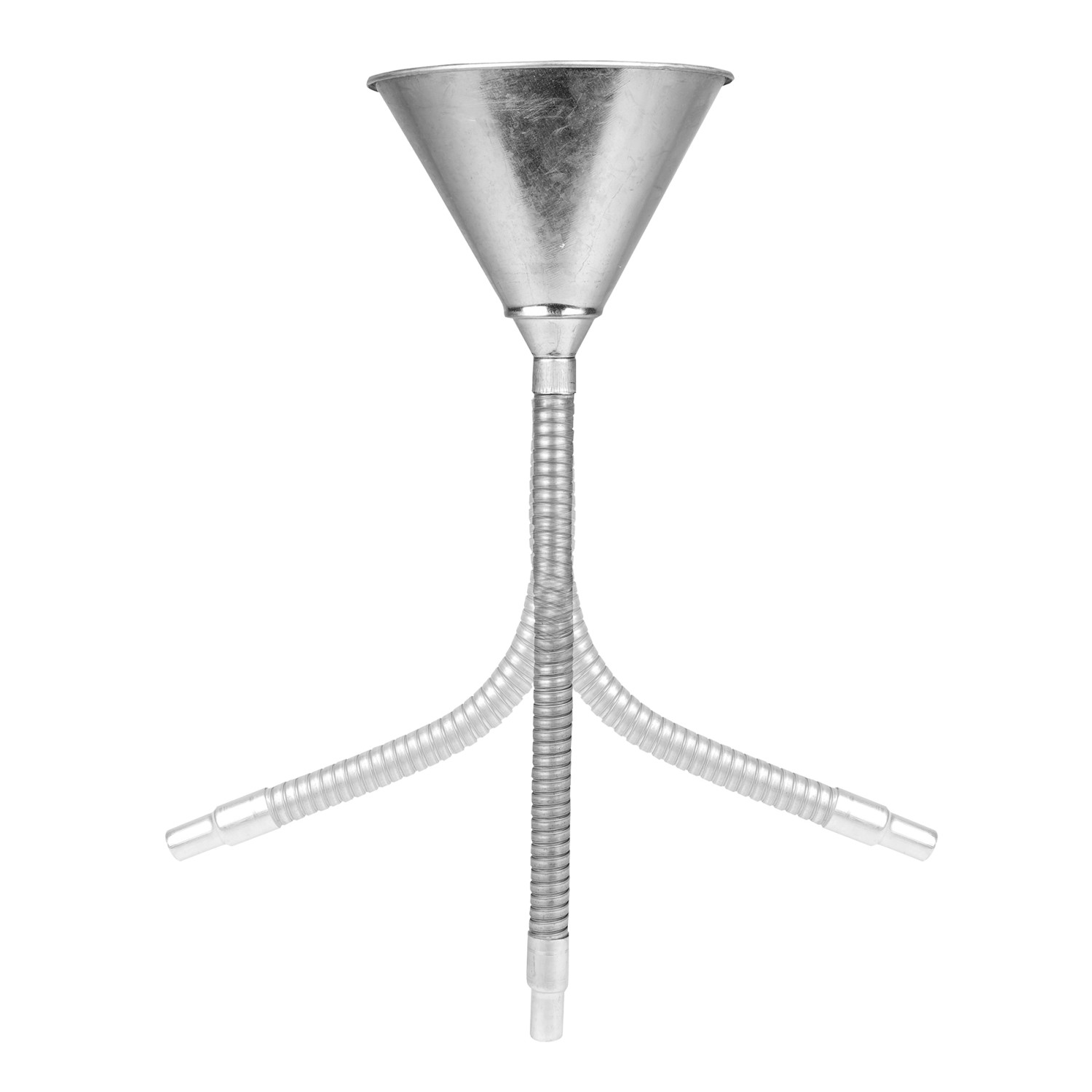 Apa Metalltrichter mit Schlauch für Wartung und Autoreparatur.