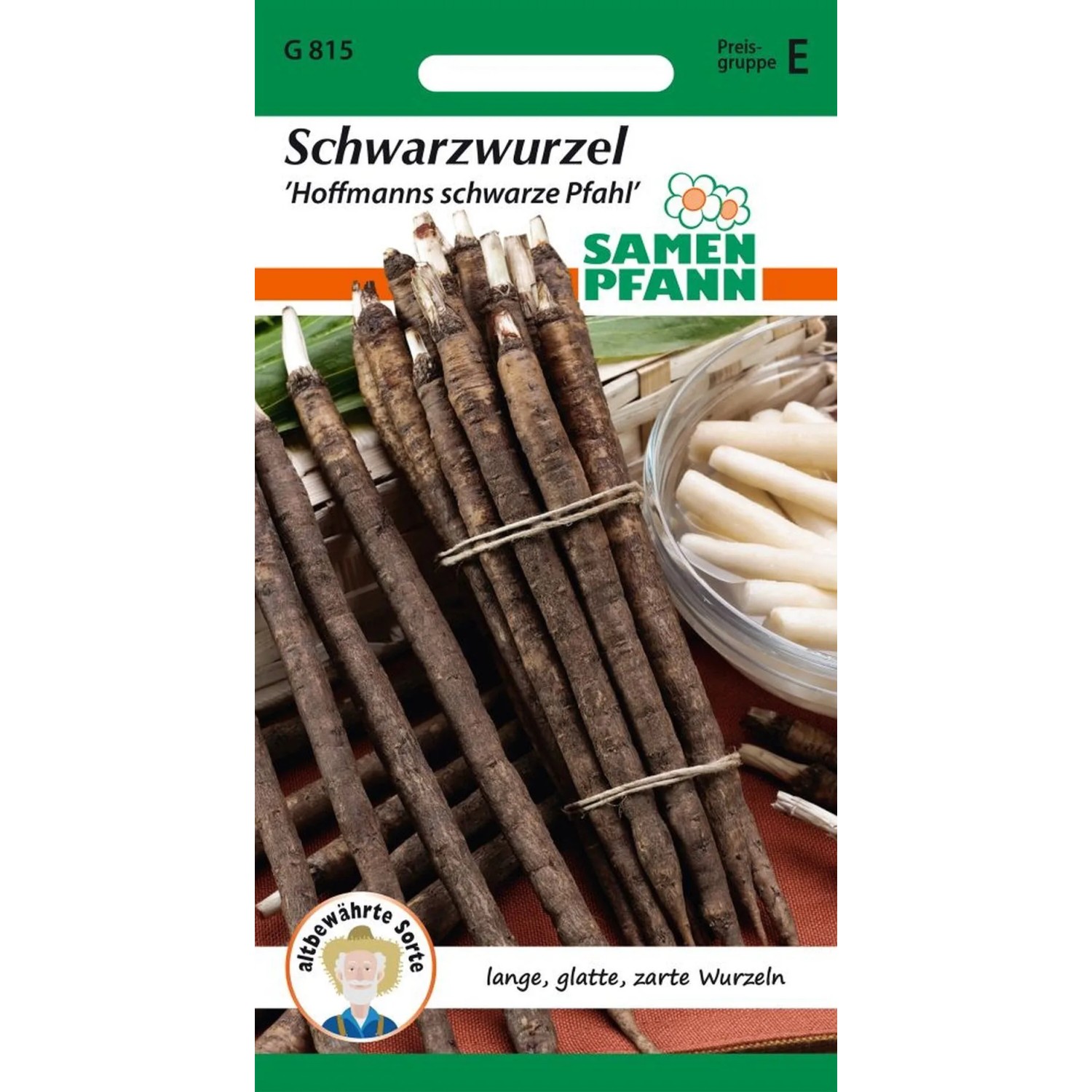 SAMEN PFANN Schwarzwurzeln Schwarze Pfahl