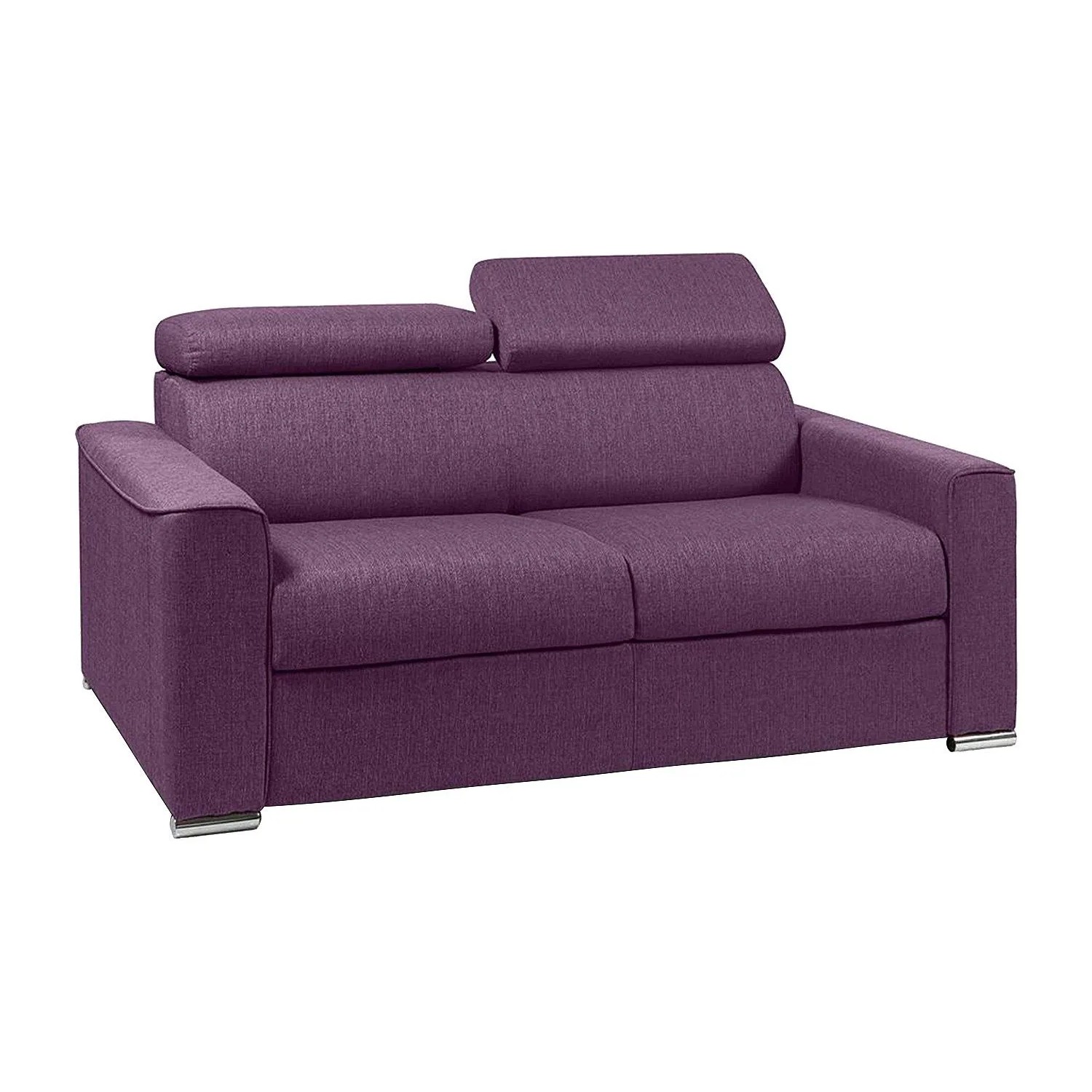 Vente-unique Schlafsofa Vizir Violett 176 cm