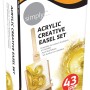 Daler-Rowney Simply Acryl Kreativ-Staffelei-Set mit Farben, Staffelei, Pinseln und Zubehör.