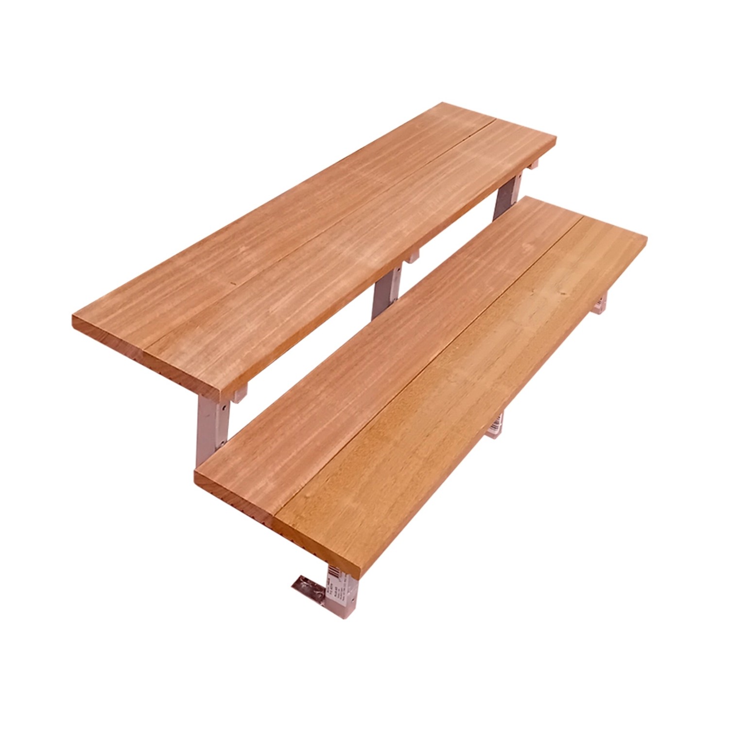 Vinuovo Gartentreppe Stahl Bali 2 Bankirai Hartholz Stufen 160cm günstig online kaufen