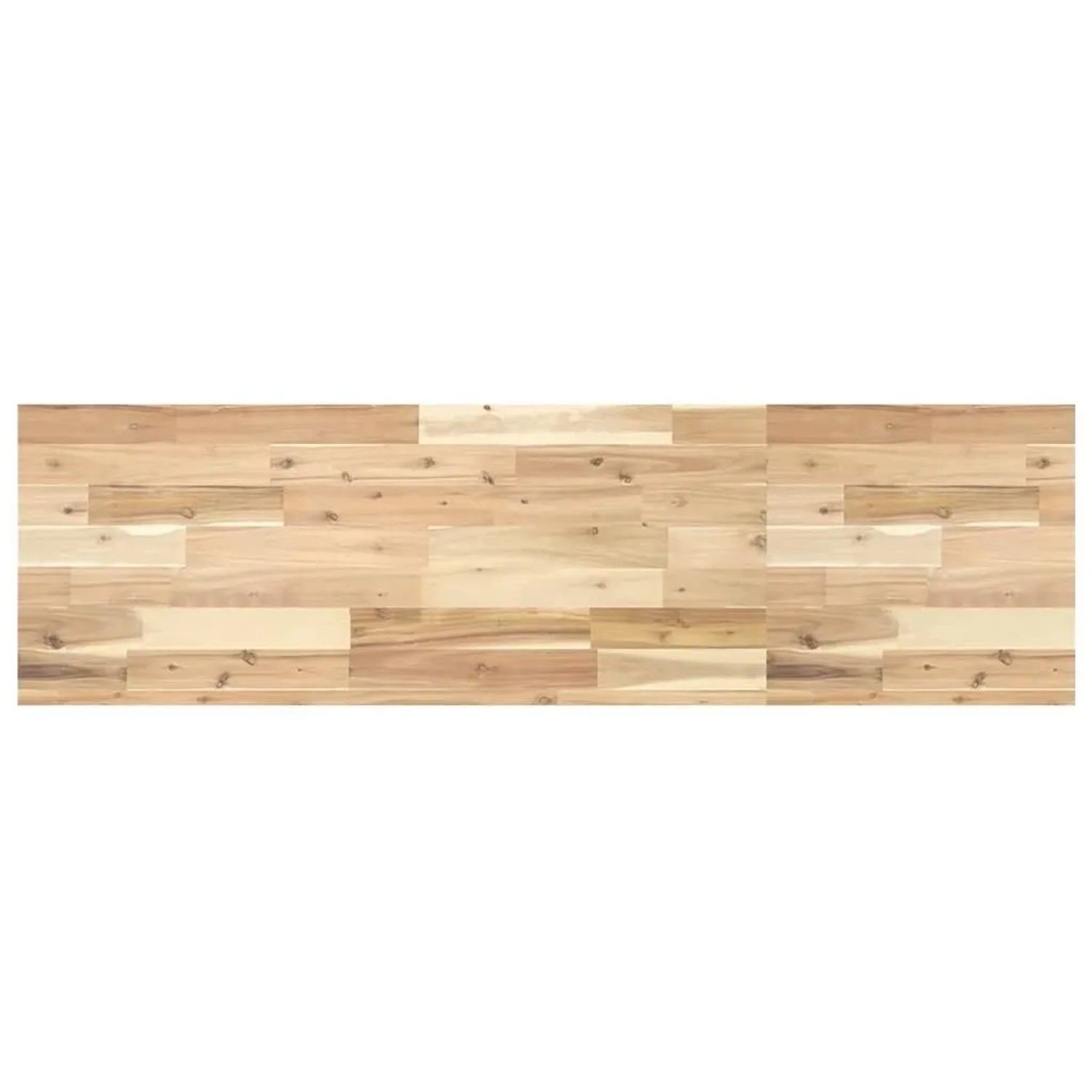 vidaXL Schweberegal 120x40x4 cm Massivholz Akazie Unbehandelt 3279483