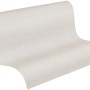 Beige Vliestapete in Textiloptik von A.S. Création, Rolle für Wandgestaltung.
