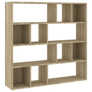 VidaXL Bücherregal/Raumteiler Sonoma-Eiche, Holzwerkstoff, 105x24x102 cm.
