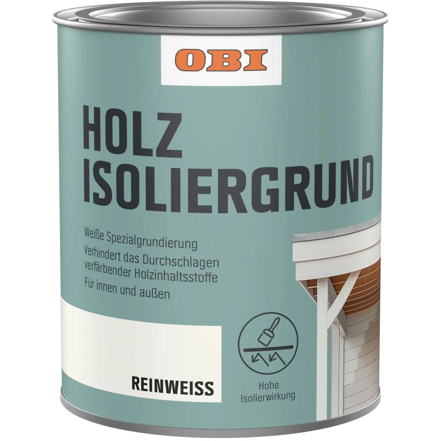 OBI Holz-Isoliergrund Weiß 2,5 l