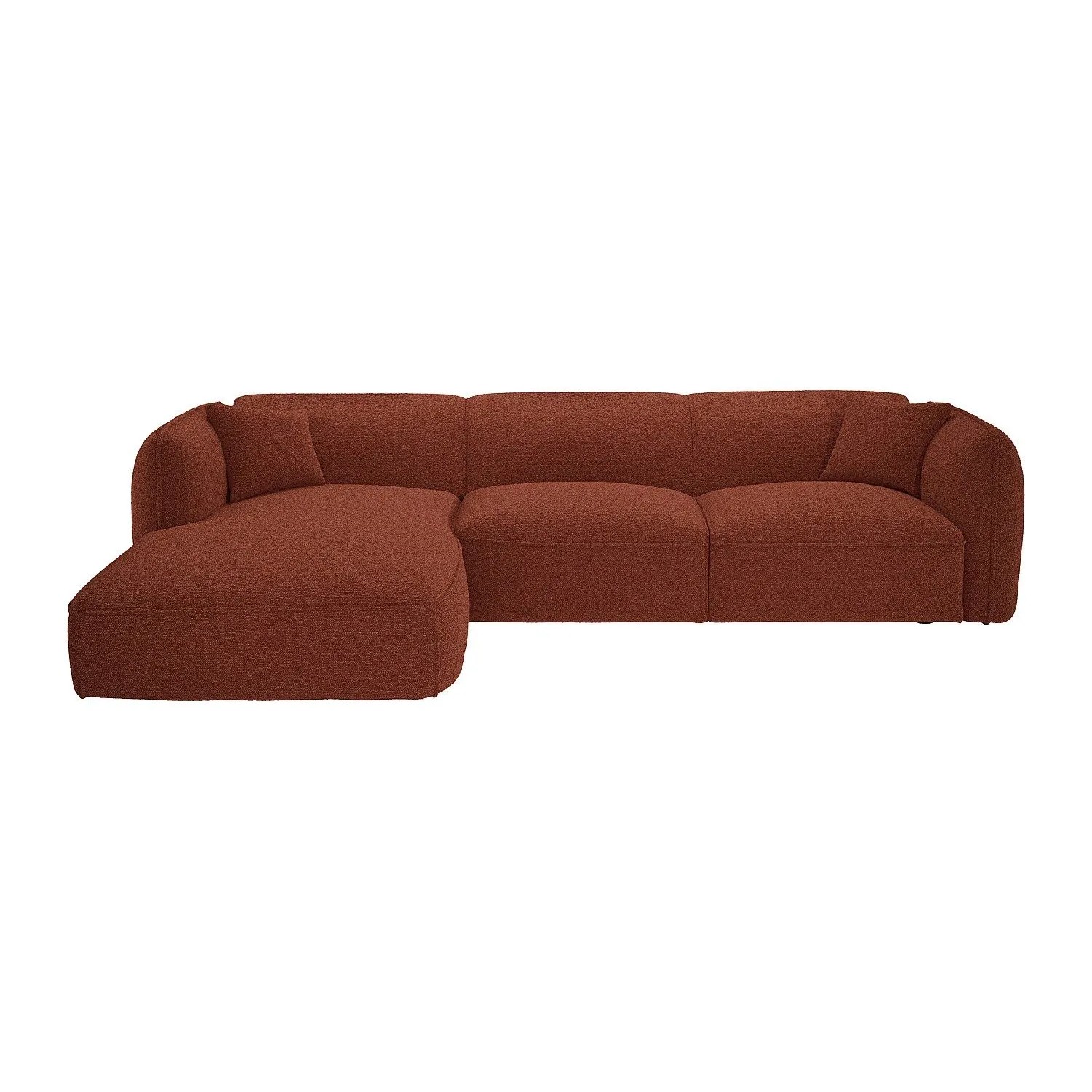 Vente-unique Schlafsofa Camilio Terracotta 274 cm