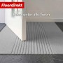 Floordirekt Schmutzfangmatte CIRCA Waschbar Rutschfest TPE-Rücken Grau Streifen 60 x 90 cm_3