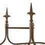 Relaxdays Rosenbogen Stahl Braun mit Spitzen 240 cm x 155 cm x 39 cm 5,5 kg_5