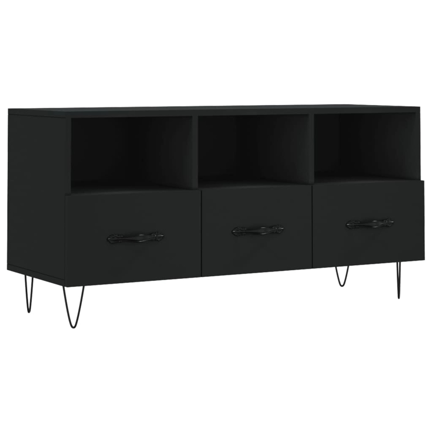 VidaXL TV-Schrank Schwarz 102x36x50 cm Holzwerkstoff  Modell 5 günstig online kaufen