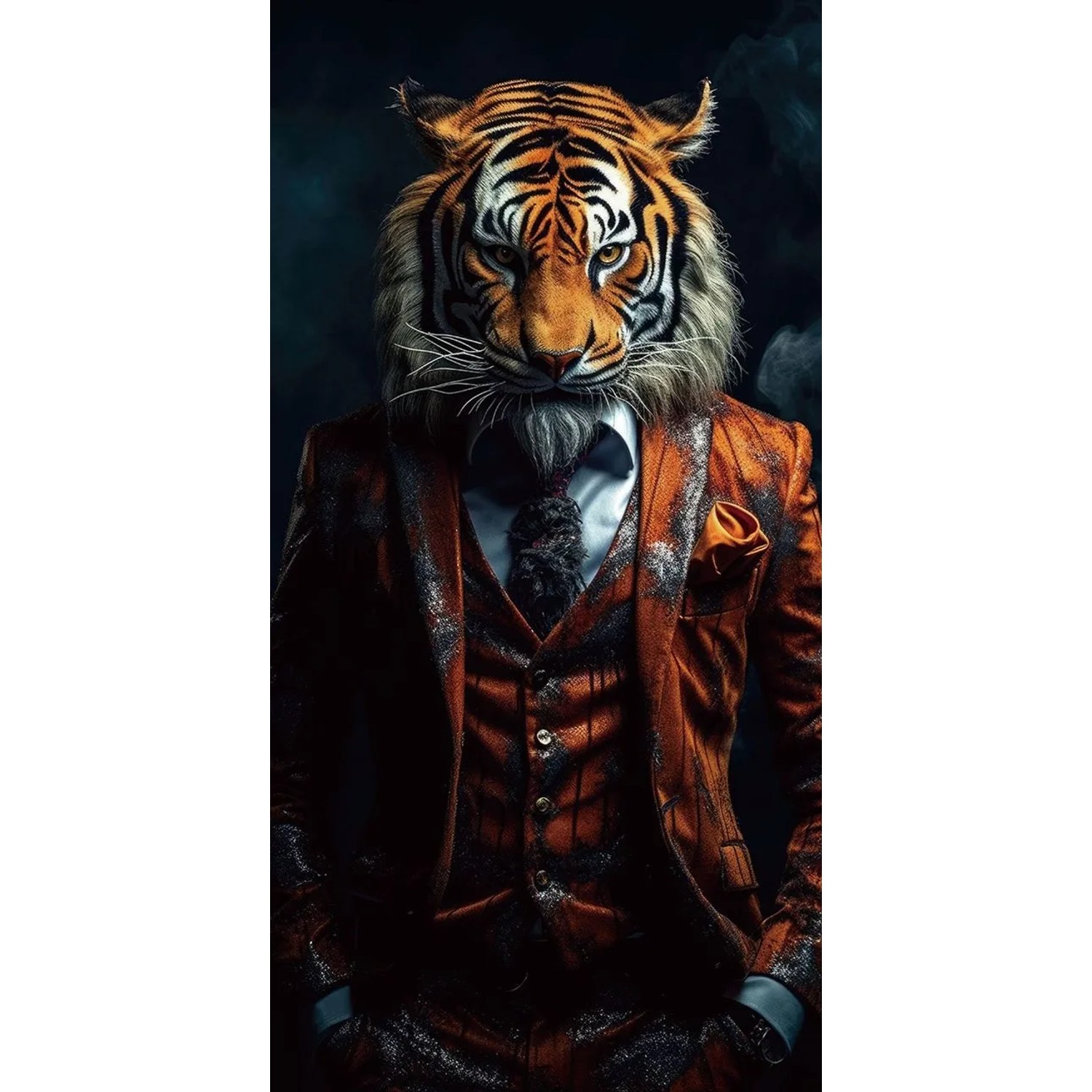 Art Universe Glasbilder Powerful Appearance 70 x 140 cm