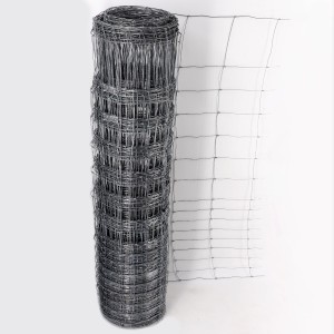 Aufgerollter Wildzaun/Forstzaun (100cm hoch) mit Knotengeflecht. Ideal für Zäune & Mauern.