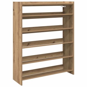 vidaXL Schuhregal Artisan-Eiche 80x25x100 cm Holzwerkstoff 859904