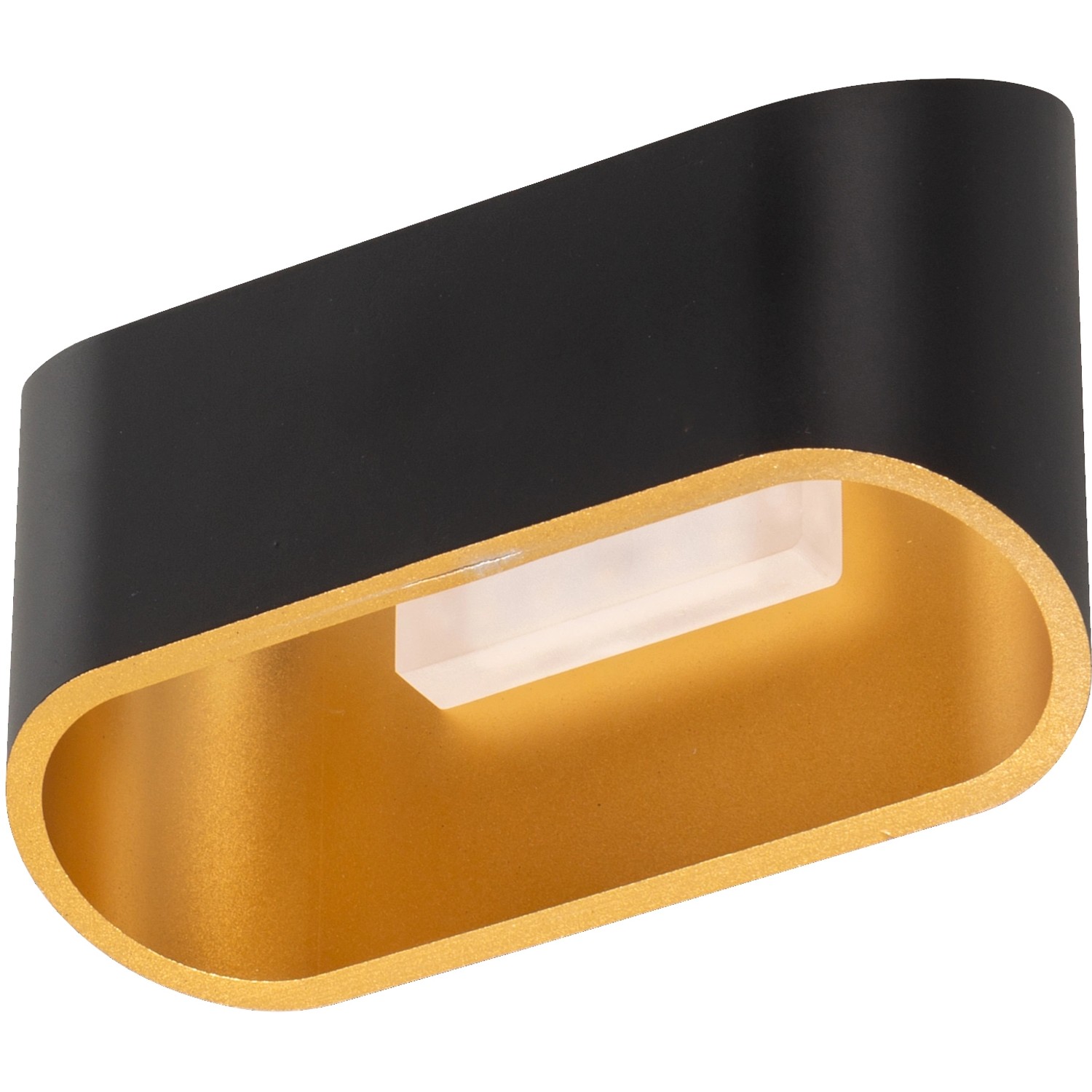 Action by Wofi LED-Wandlampe Fia Schwarz 4,5 W