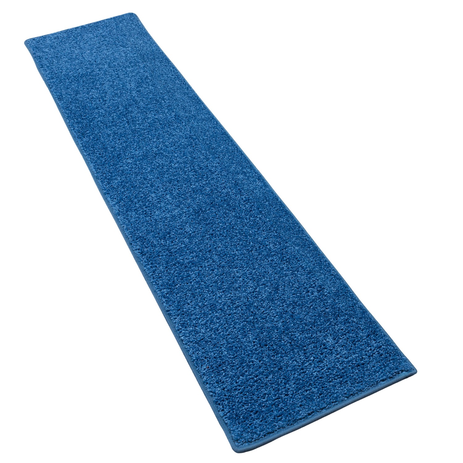 Snapstyle Hochflor Langflor Teppich Läufer Cottage Blau 100x400cm