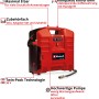 Einhell Akku-Kompressor TE-AC 36/8 Li OF Solo im Kofferdesign, rot. Kompressor für Power X-Change Akkus.