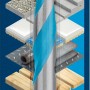 Bosch Expert CYL-9 MultiConstruction Universalbohrer, 12 mm Durchmesser, für diverse Materialien.
