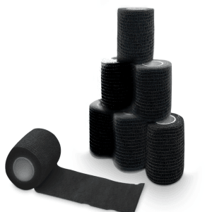 Petsation Bandagen Selbstklebend Schwarz 10cm 6St
