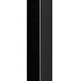 Schwarzes Hettich Tischbein, 25x25x700 mm, eckig, für Möbelbau.