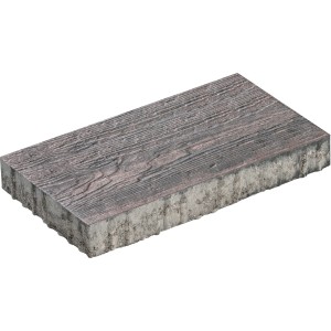 Diephaus Terrassenplatte Ruda Terra mit Holzstruktur, 60x30 cm, für Gehwege und Terrassen.