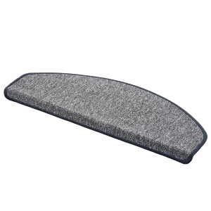 Anthrazitfarbene Pergamon Trend Stufenmatte Strong, 18x56cm, im 15er-Set. Schützt Treppen und bietet Halt.