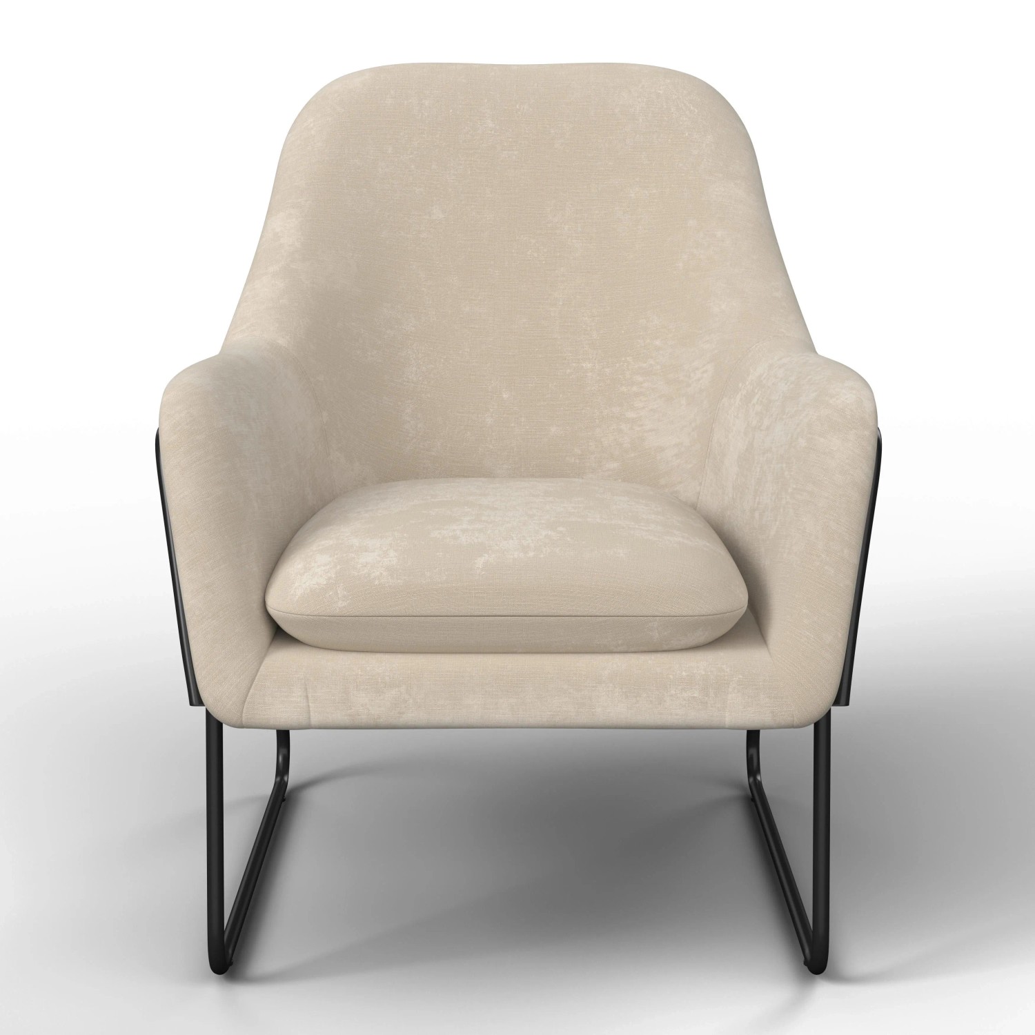 Bessagi Home Sessel Kezia Beige Webstoff