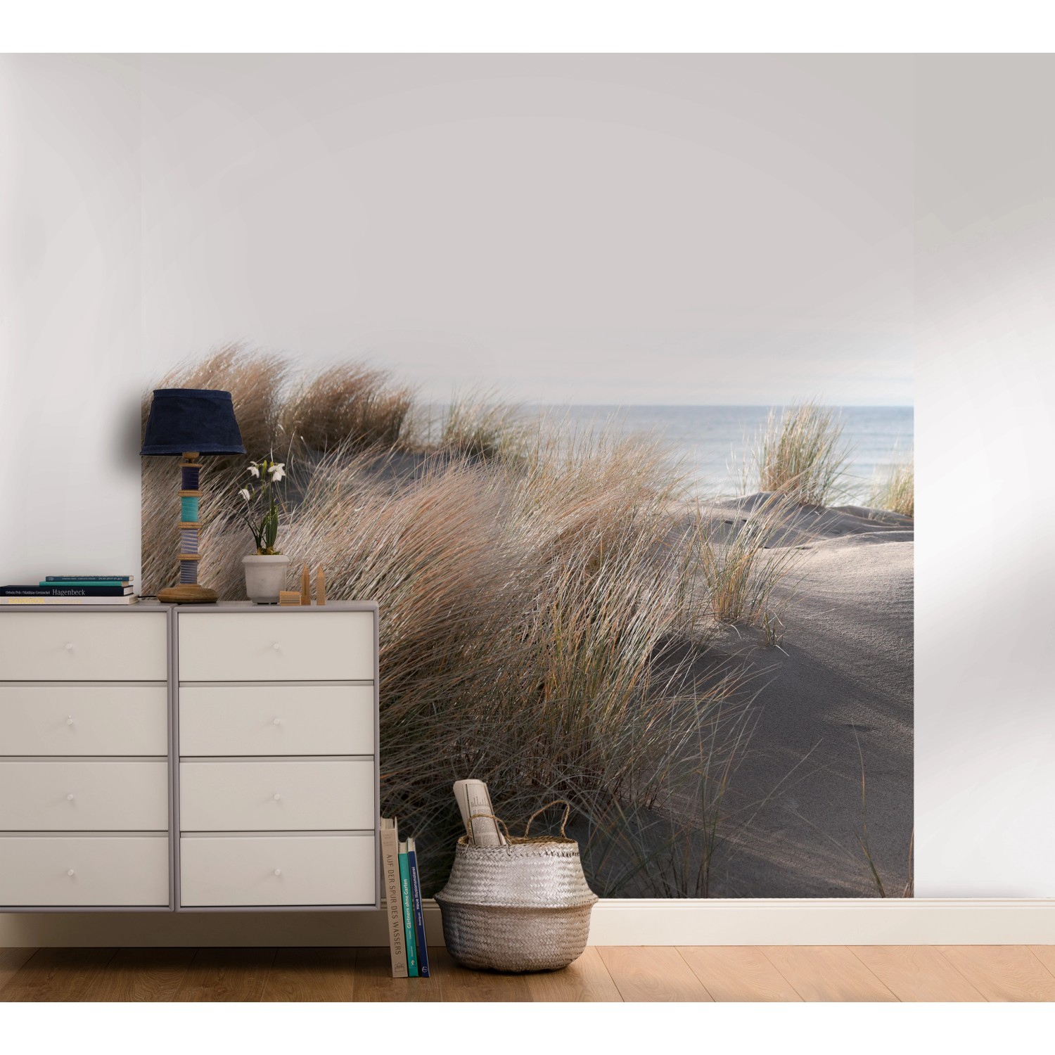 Marburg Vliestapete Floral Ufer Beige 270 cm x 212 cm FSC®