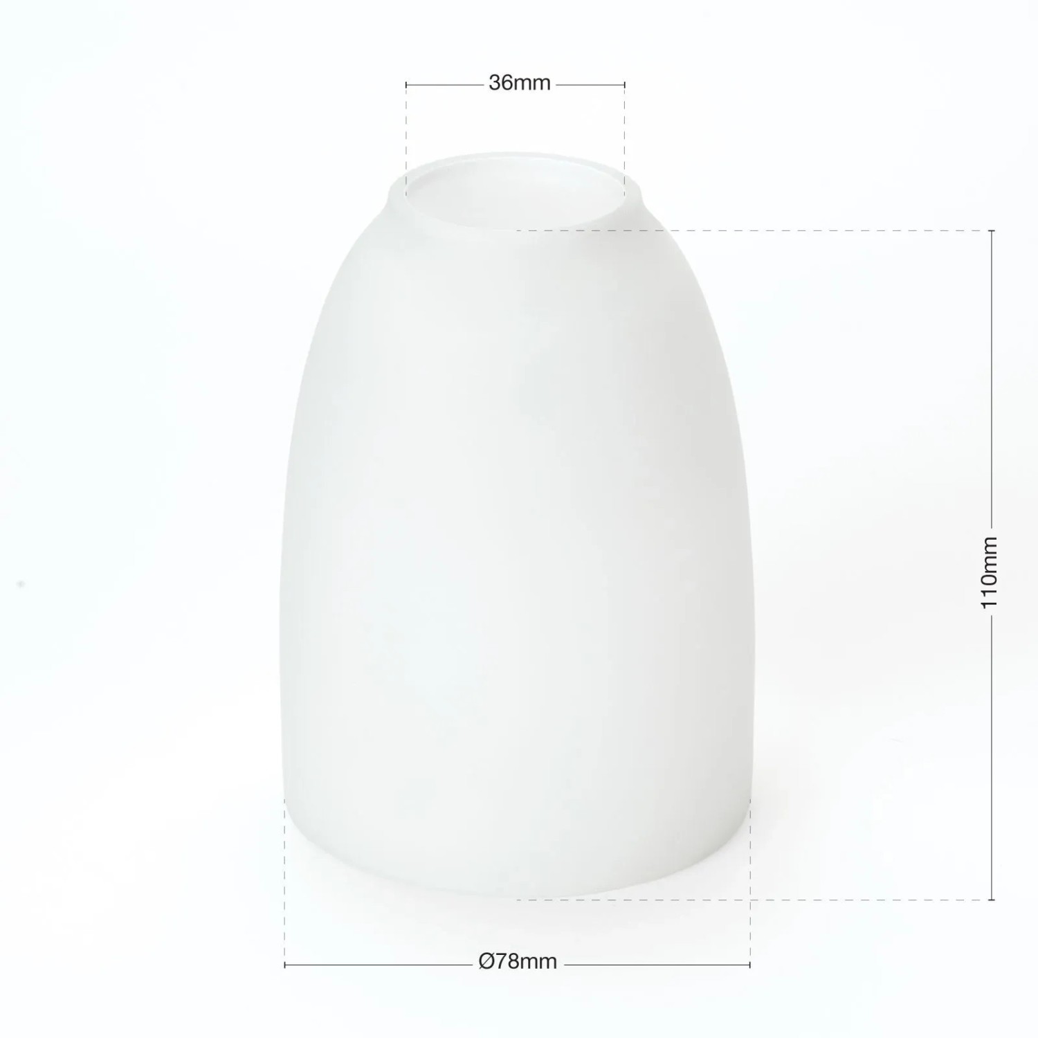 Orion Lightstyle Glas Lampenschirm E14 Ø 78 mm Opal Weiß kaufen bei OBI
