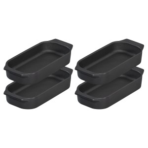 Enders Tapasschalen-Set, 4-teilig, aus emailliertem Gusseisen für Grill & Küche.