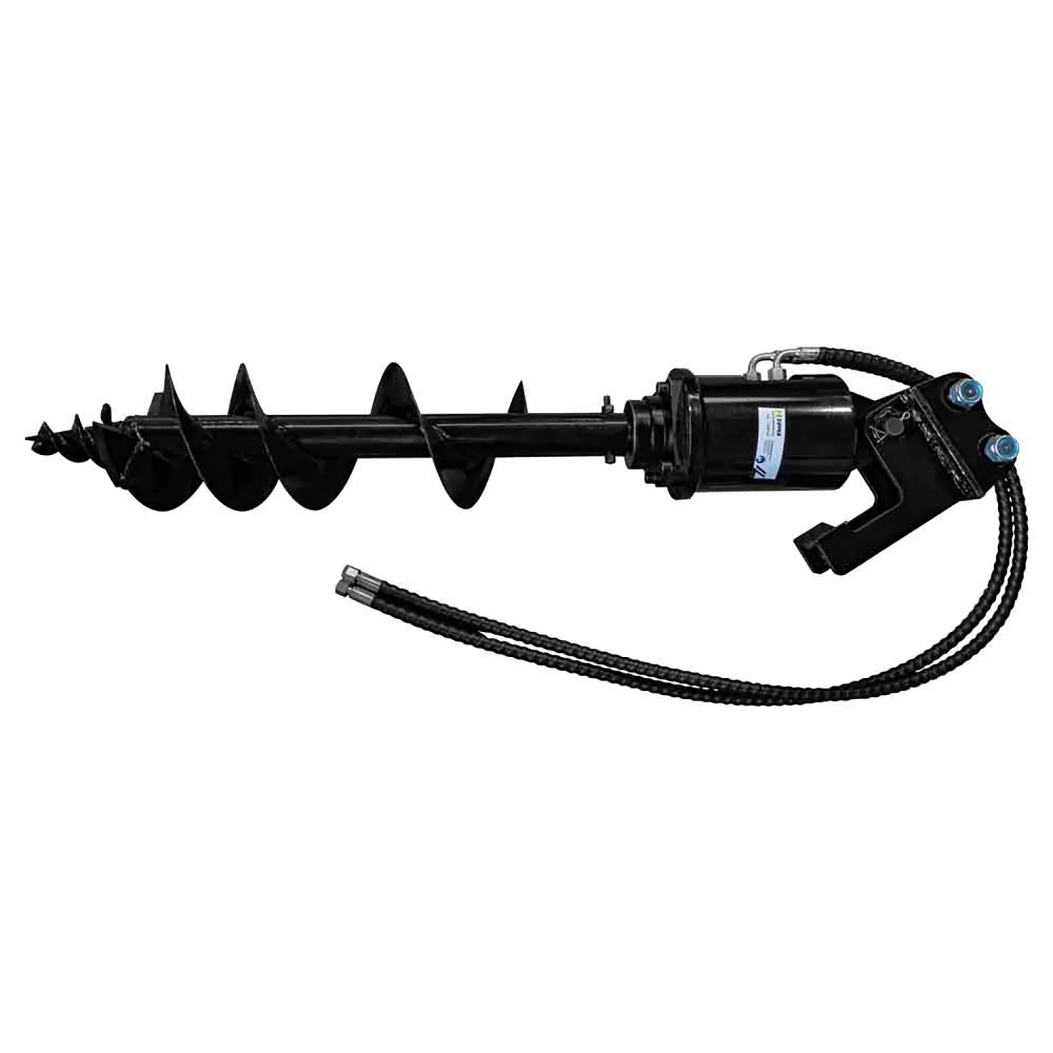 Zipper Erdlochbohrer-Set ZI-MBGS850DELB Schwarz