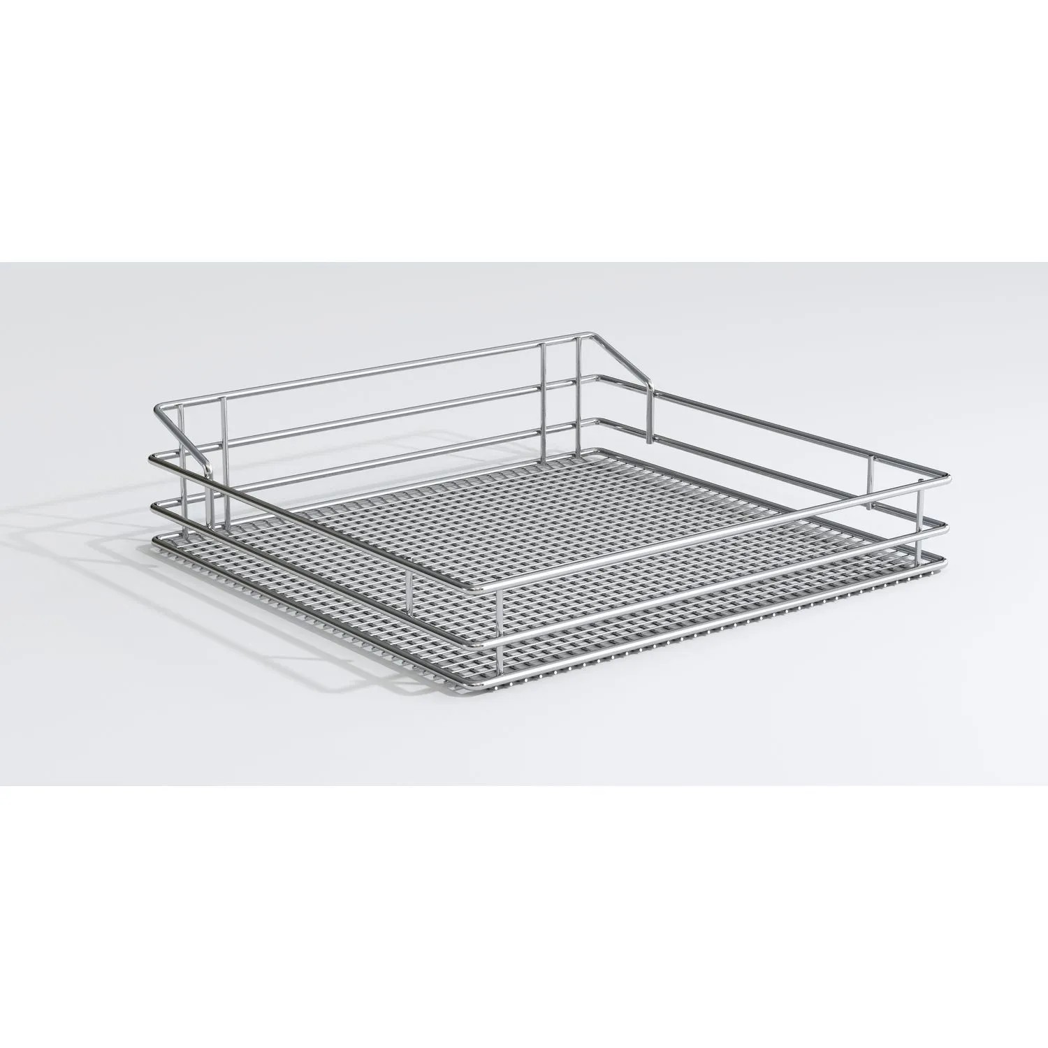 Vauth-Sagel Einzelkorb Gate Saphir Breite 450 mm Stahl Silber