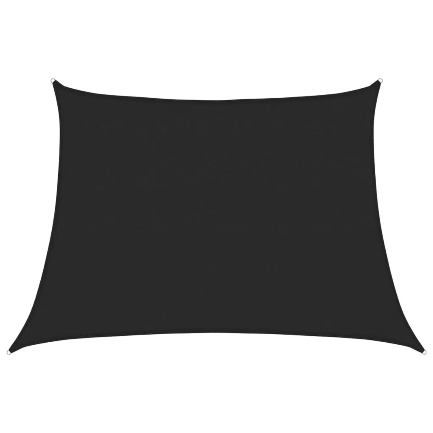vidaXL Sonnensegel 160 g/m² Schwarz 4/5x3 m HDPE 311765