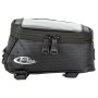 Schwarze Tectake Fahrradtasche mit Rahmenbefestigung und transparentem Touchdisplay-Fach.
