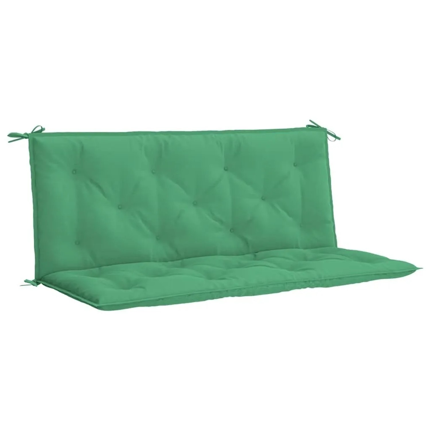 vidaXL Gartenbank-Auflage Grün 120x50+50x7 cm Oxford-Gewebe 315009