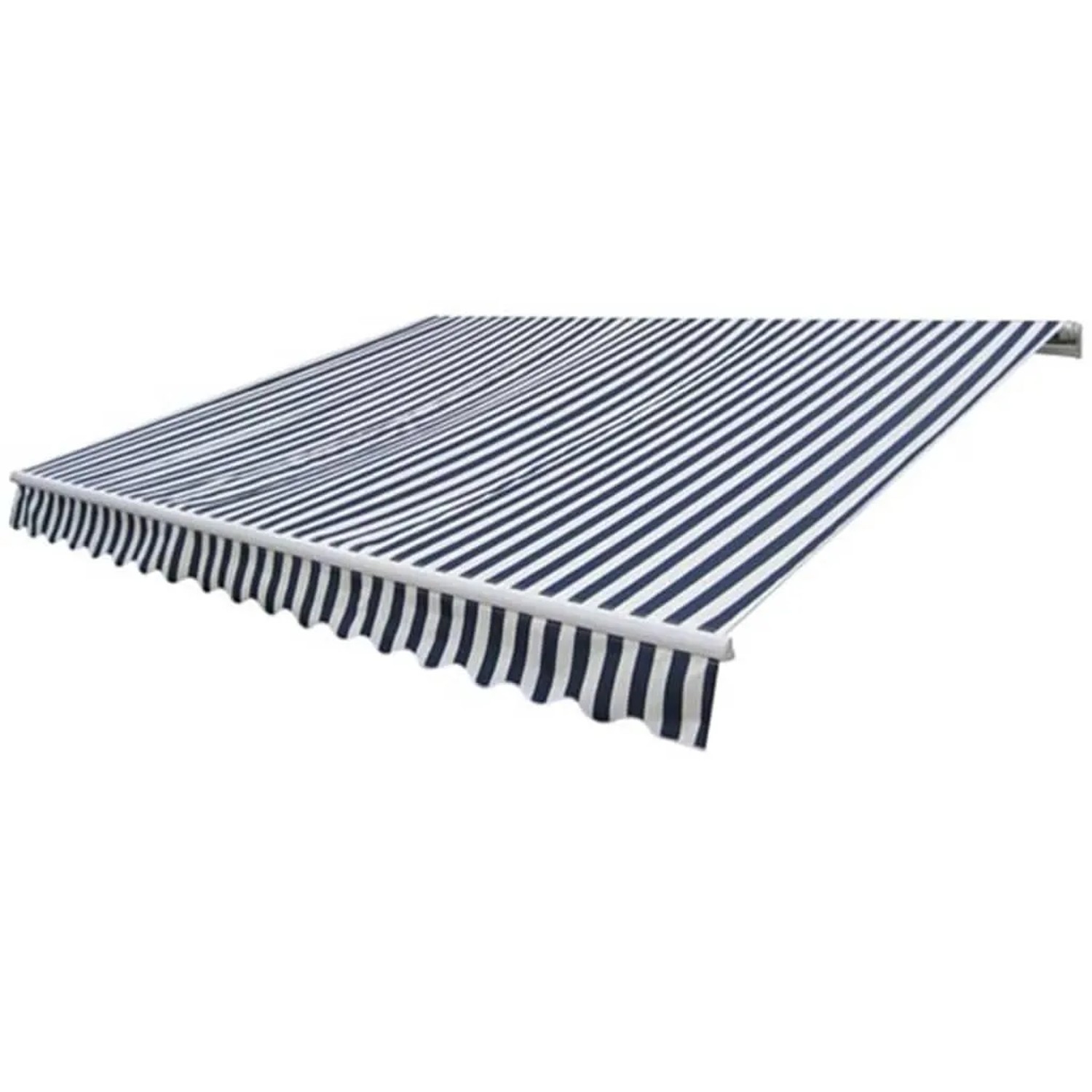 Furnicato Verstellbare Markise Aluminium 600 Cm Marineblau Mit Fernbedienung