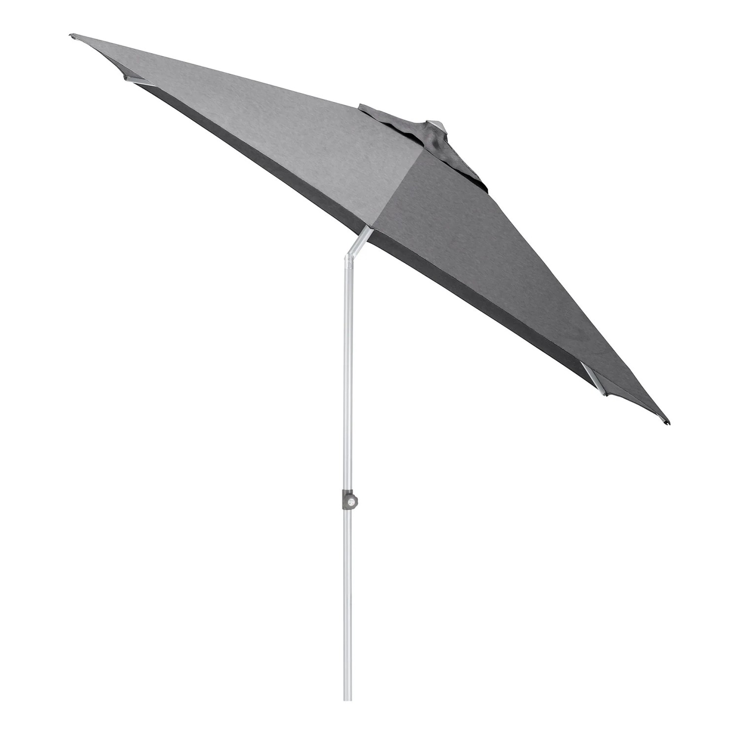 Kettler Marktschirm Ø 300 cm Silber-Grau mit Knickfunktion