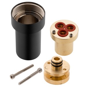 pianura UP Verlängerung 2 cm für Wand-Waschtischarmatur, Schwarz Matt.