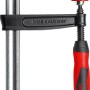 Bessey Temperguss-Schraubzwinge 40/120 mit 2K-Griff, Spannwerkzeug für hohe Spannkraft.